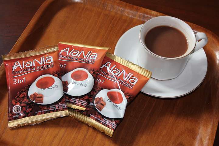 Alania Chocolate, asli kental rasa coklatnya